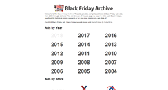 Desktop Screenshot of blackfridayarchive.com